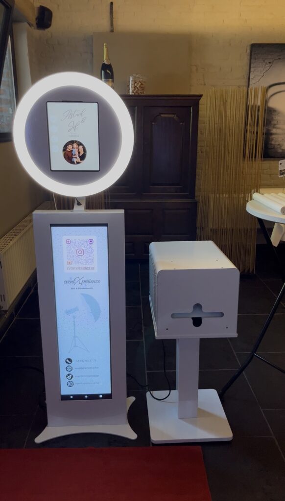 Photobooth huren belgie met printer en onbeperkt prints